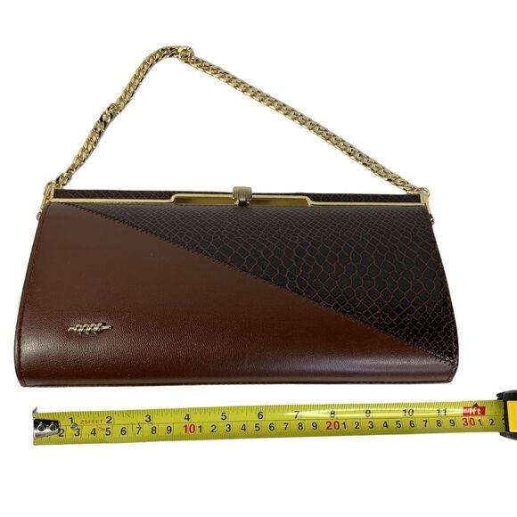 Vintage Persaud Faux Snakeskin Clutch - Picture 14 of 15